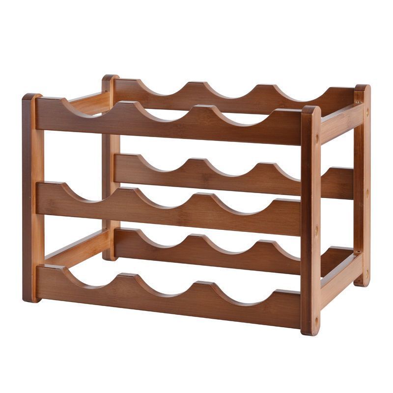 A Nanzhu red wine rack desktop household wine tray multi-layer tray