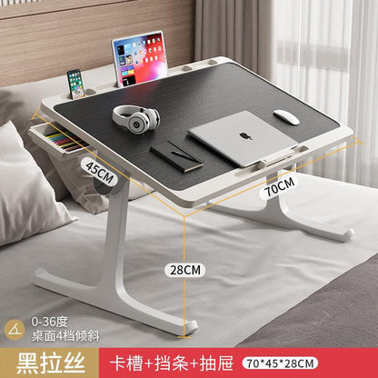 A folding table, bedroom, bay window, desk, household foldable table, dormitory bed table, lazy bed, balcony small storage