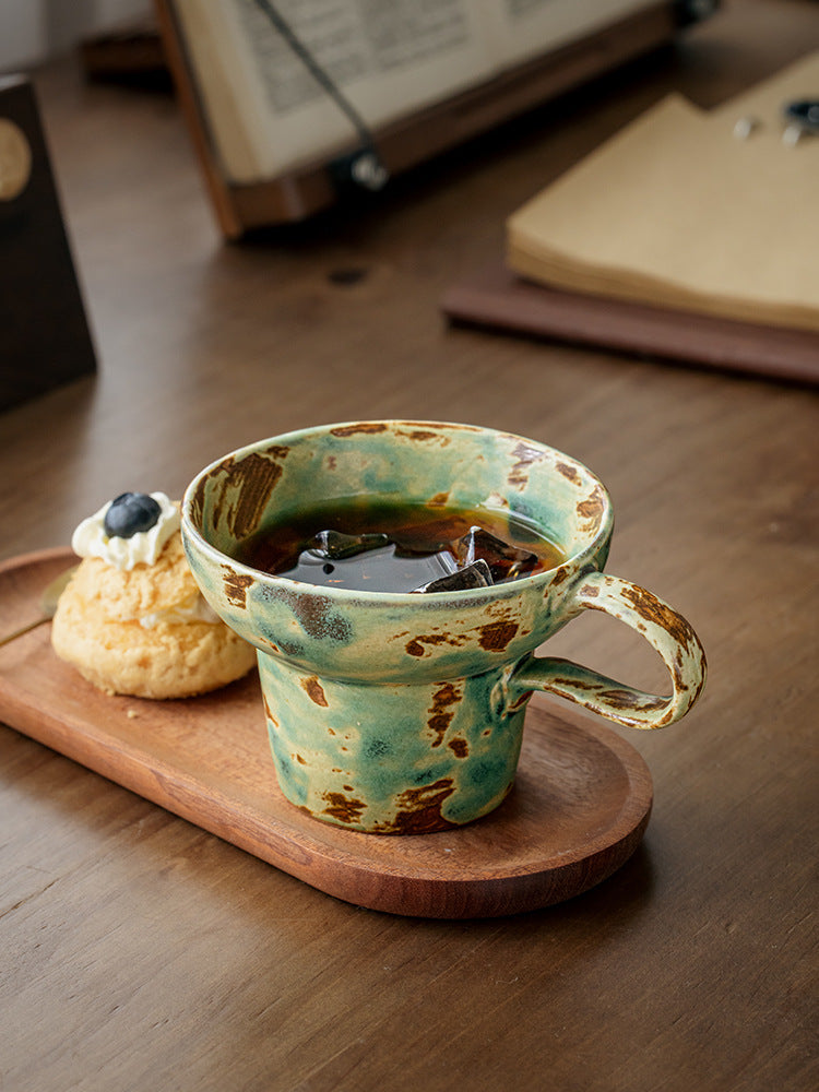 A ceramic cup