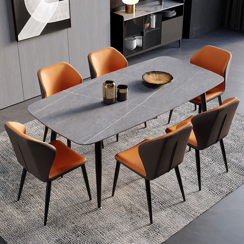A leather chair backrest chair