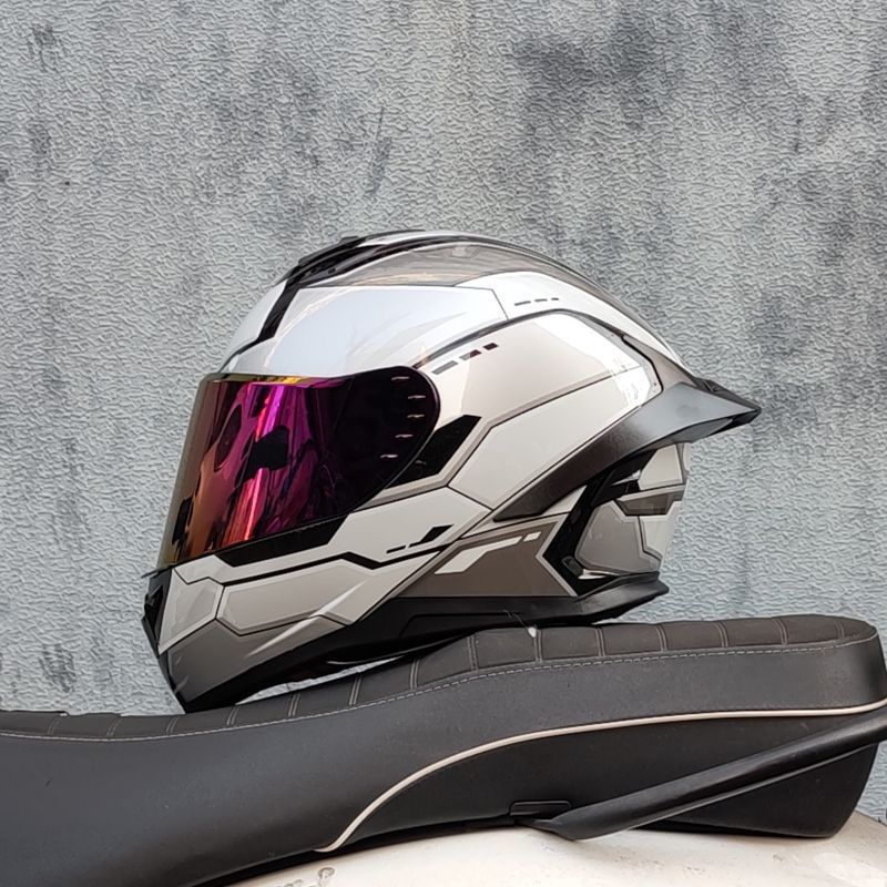 A locomotive helmet