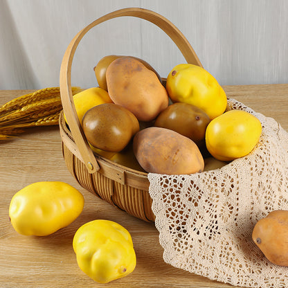A Simulated Potato Vegetable Model Foam Fake Potato Shooting Film and Television Props Children's Early Education Cabinet Decoration