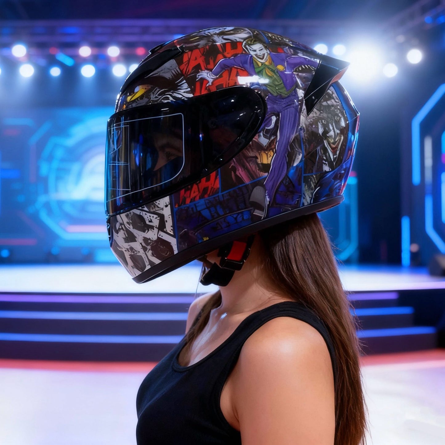 A locomotive helmet