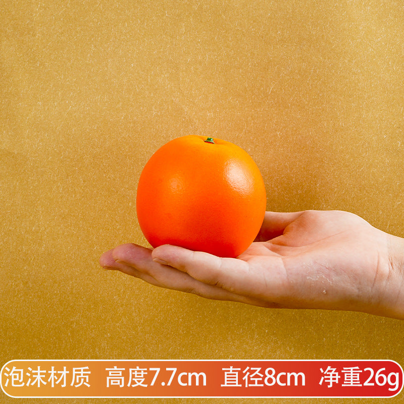 A Simulated fruits, fake fruits, apples, oranges, oranges, models, plastic decorations, ornaments, shooting props, children's teaching aids