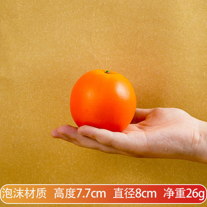 A Simulated fruits, fake fruits, apples, oranges, oranges, models, plastic decorations, ornaments, shooting props, children's teaching aids