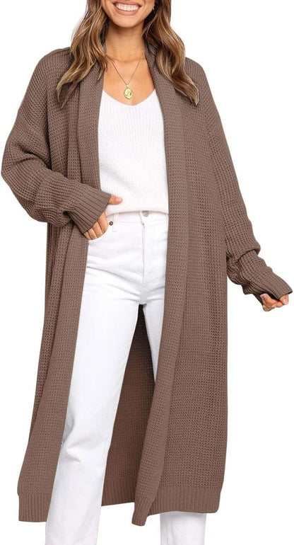 A knit sweater jacket