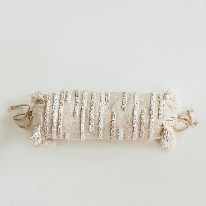 A throw pillow pillowcase