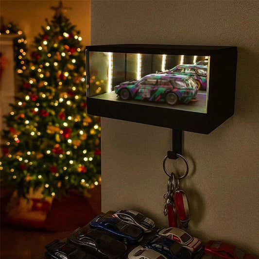 A Mirror light sensor key hook built-in battery