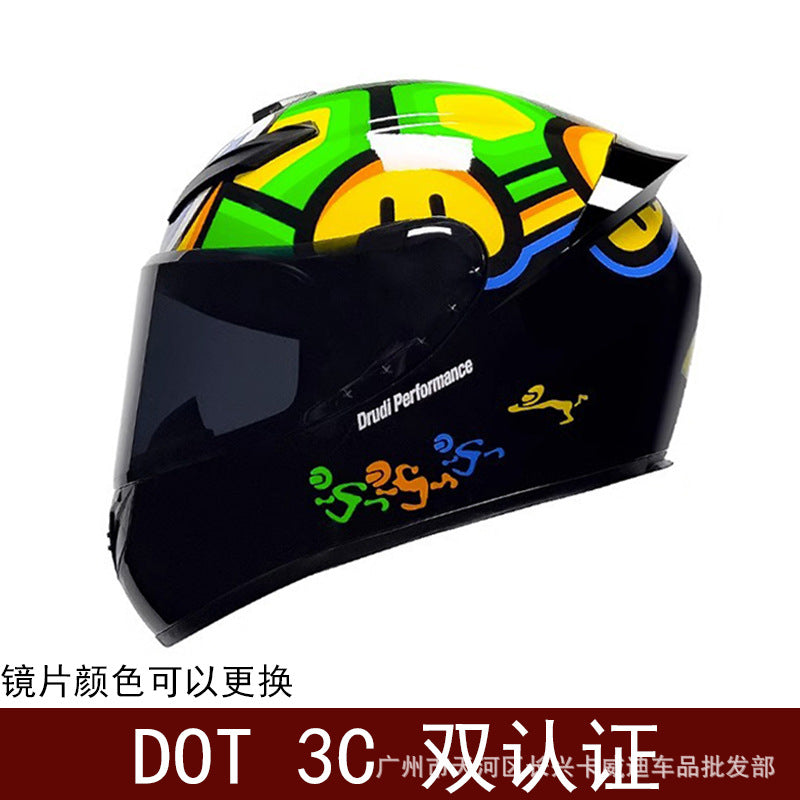 A locomotive helmet