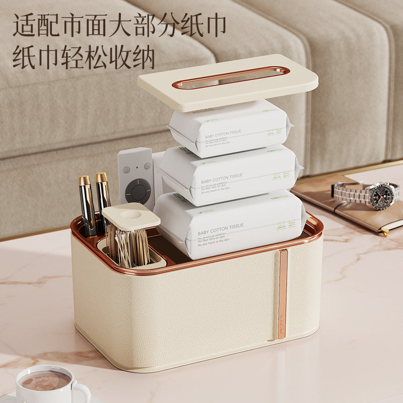 A desktop tissue box storage ornament