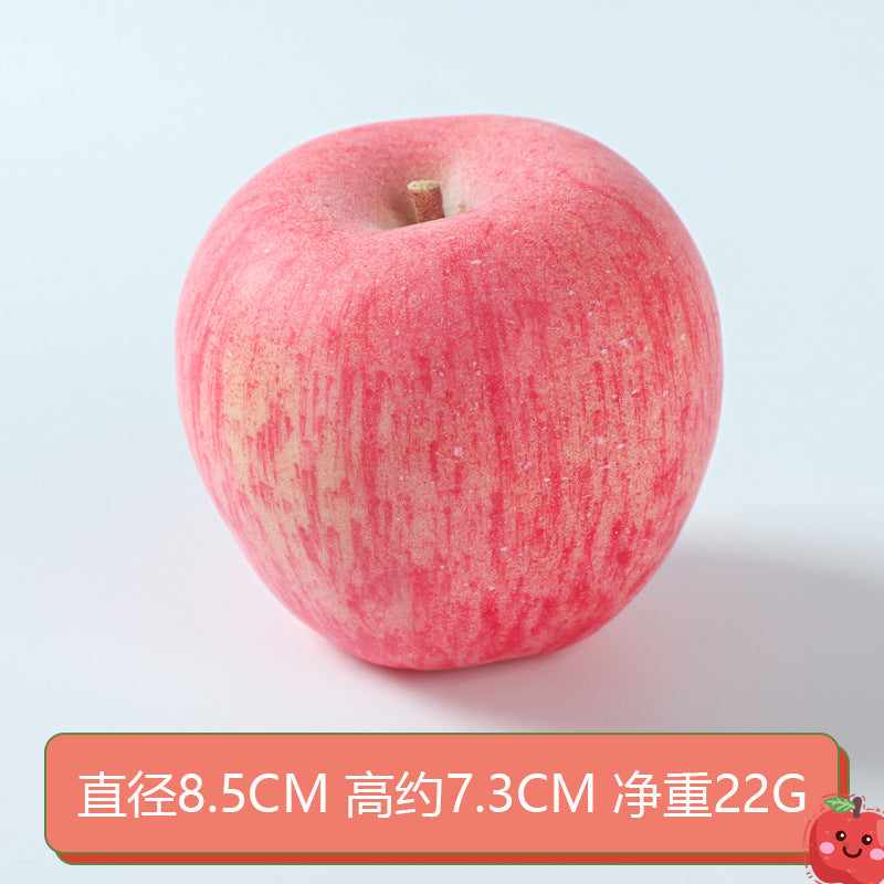 A Simulated fruits, fake fruits, apples, oranges, oranges, models, plastic decorations, ornaments, shooting props, children's teaching aids