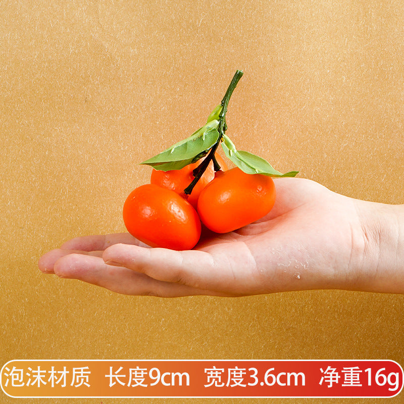 A Simulated fruits, fake fruits, apples, oranges, oranges, models, plastic decorations, ornaments, shooting props, children's teaching aids