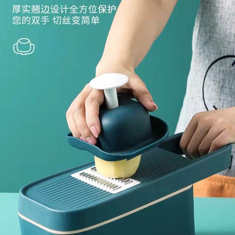 A shredded potato artifact, multi-functional cutting and shredding kitchen, household slicing, shredding, silk applicator, multi-purpose for salad