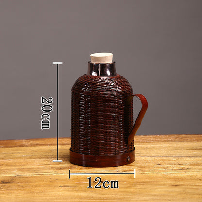 A bamboo kettle