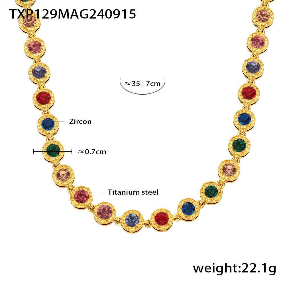 A necklace bracelet jewelry