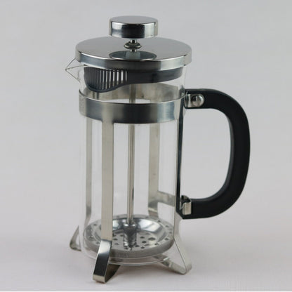 A Multifunctional French Press Pot Heat-resistant French Filter Press Pot Hand Brew Coffee Pot Household Stainless Steel Filter Tea Pot