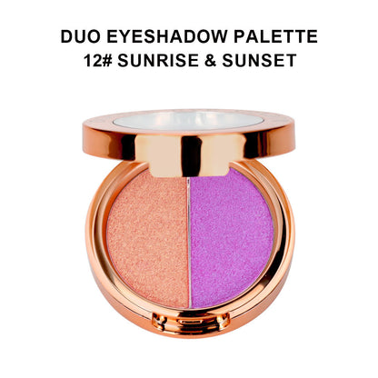 A two color eyeshadow —— Customizable logo MOQ 100 pieces