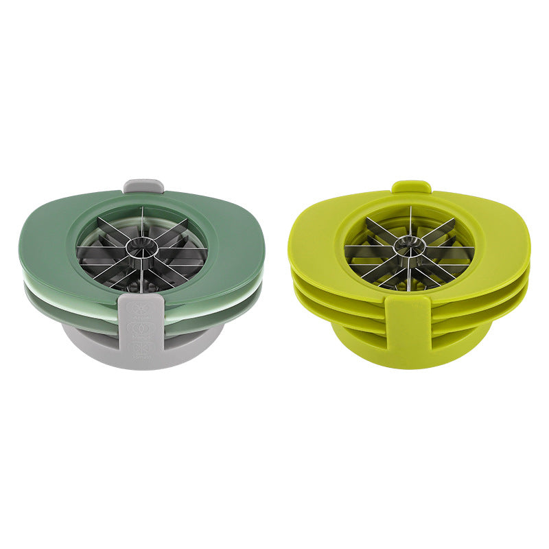 A four-piece set of apple cutting, stainless steel fruit cutter, apple slicer set, household pitted fruit slicing and dividing
