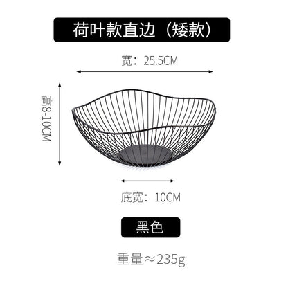 A Creative modeling Irregular storage fruit basket Dried fruit snack storage basket Complete specifications Sundries storage basket