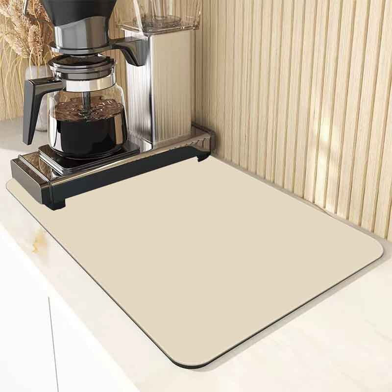 A Solid color kitchen drain pad New diatom mud desktop pool Wear-resistant suction pad Anti-scalding heat insulation pad