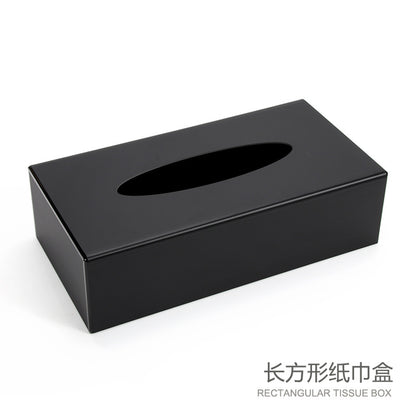 Acrylic hotel toiletries storage box bathroom sink disposable toothbrush storage box tray tissue box