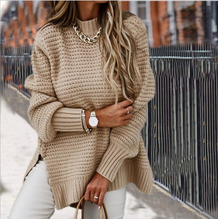 A knitted sweater