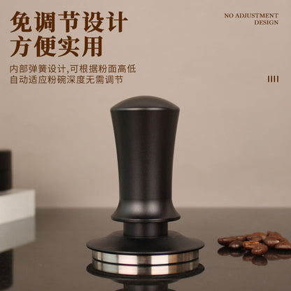 A with graduated elastic powder press balance espresso machine handle filling powder hammer constant force rebound 51/53/58 mm