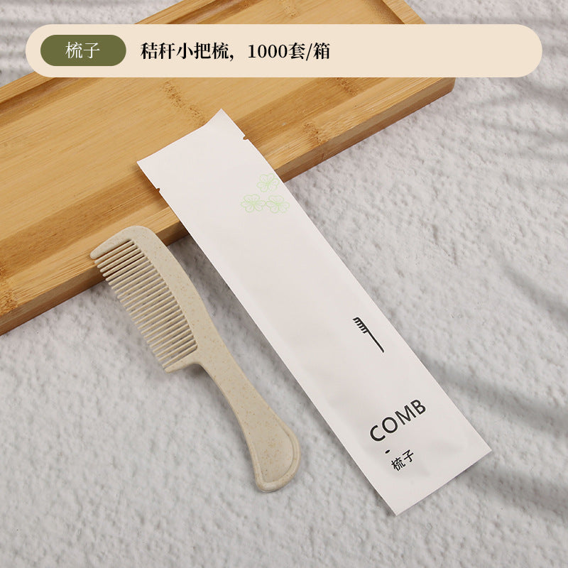 Hotel disposable toiletries set