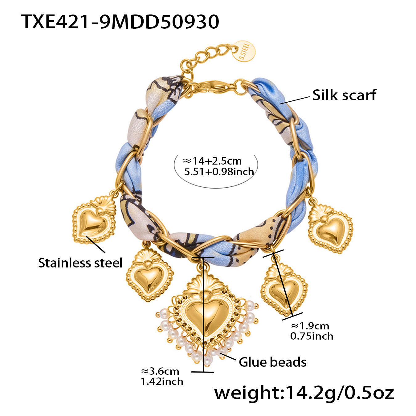 A pendant necklace bracelet jewelry