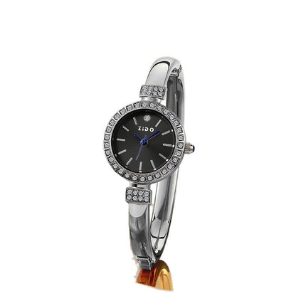 A light luxury diamond-encrusted women's watch, exquisite and compact, quartz watch