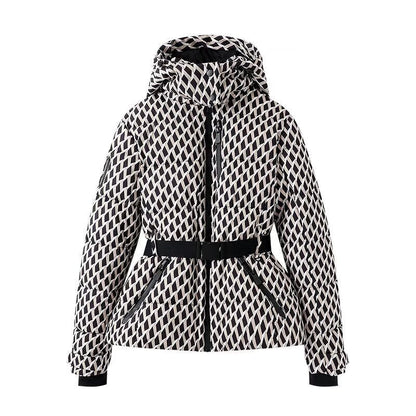 A winter ski jacket
