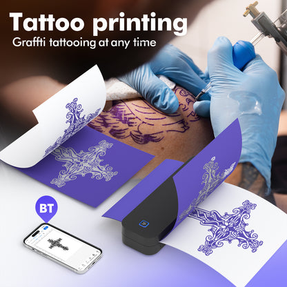 A A4 Portable Printer Self-adhesive Thermal Printer