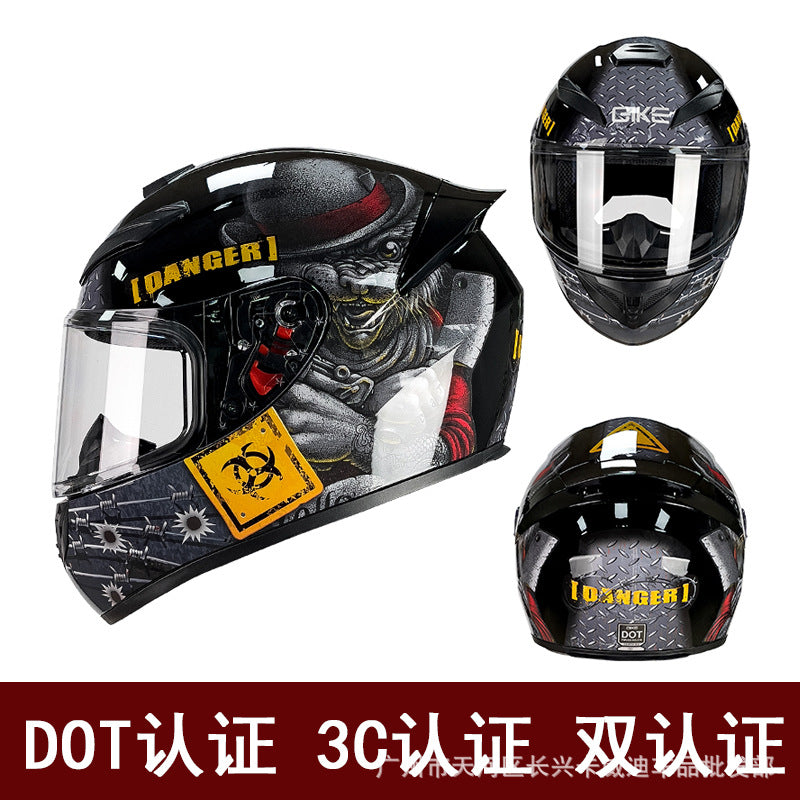 A locomotive helmet