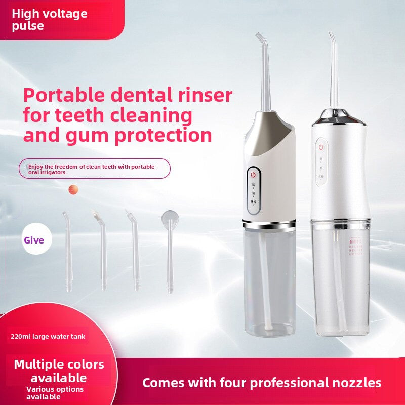 A electric tooth flusher