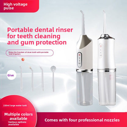 A electric tooth flusher