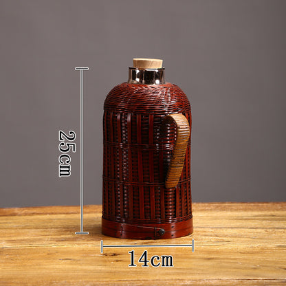 A bamboo kettle