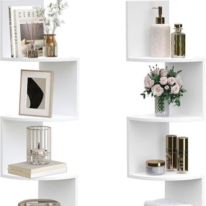 A Corner Shelf Corner Moisture-proof No Punching Wall Bedroom Wall Corner Bookshelf Kitchen Triangle Cabinet Storage Rack