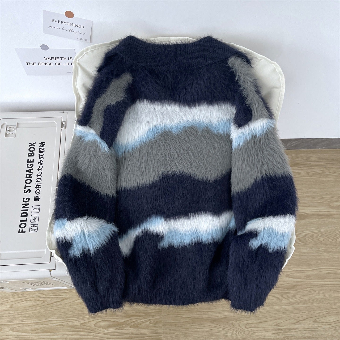 A knit top