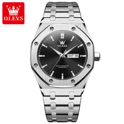 Custom watch design A watch automatic ultra-thin square luminous steel belt