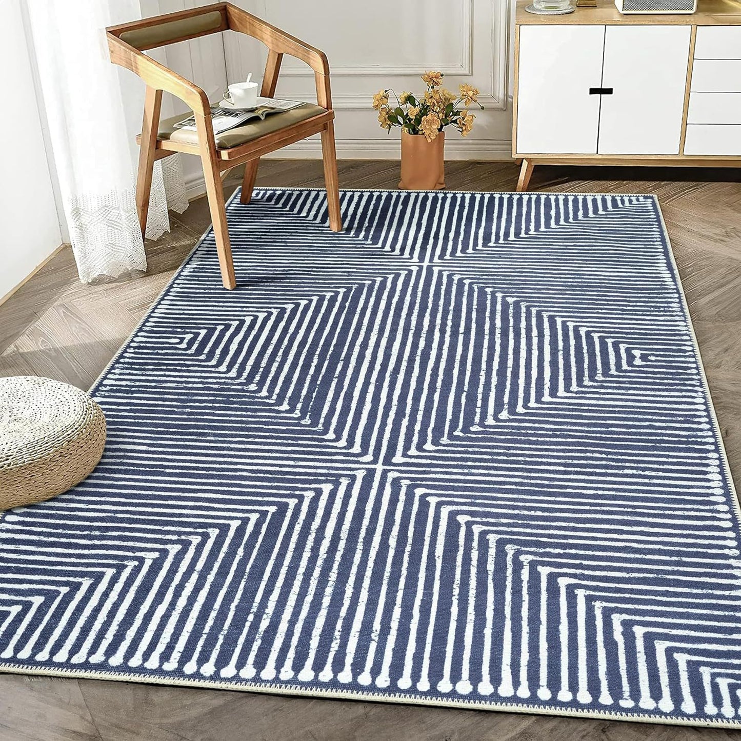 A carpet floor mat
