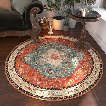 A round carpet