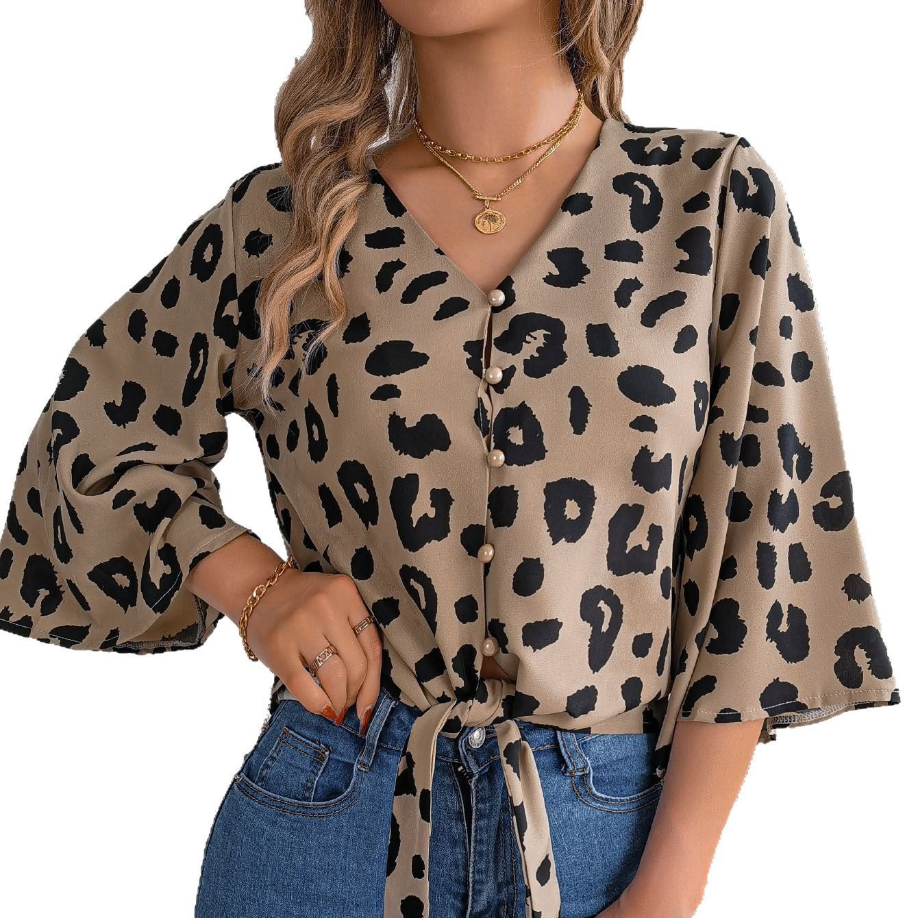 A women's spring and summer top