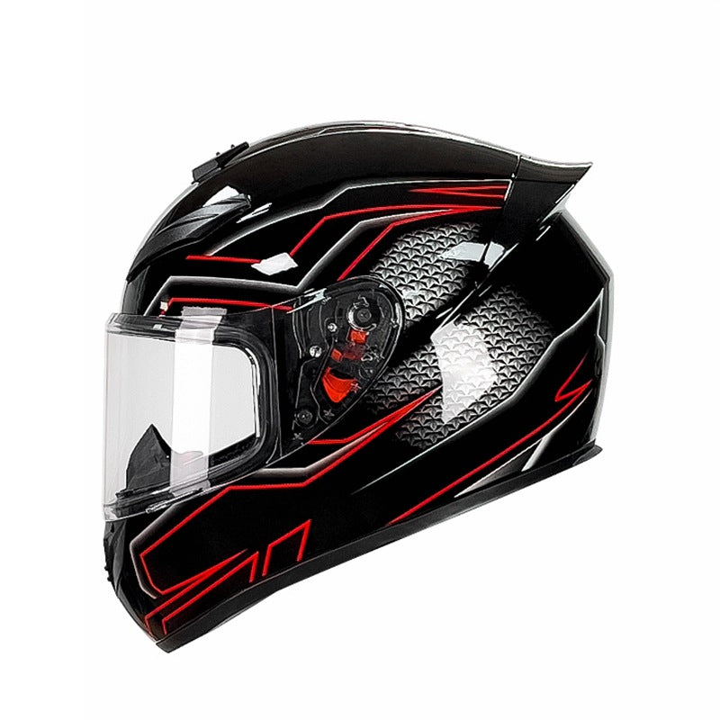 A locomotive helmet