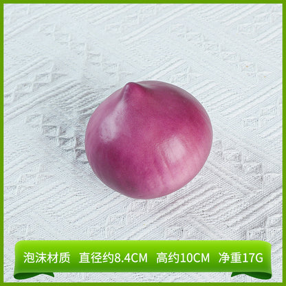 A simulated vegetable early education props studio shooting props window ornaments fake cabbage radish fake vegetables
