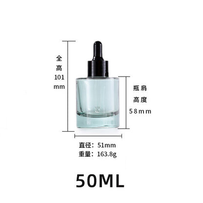 A dark green dark dropper bottle essential oil essence DIY high-end sub-packaging empty bottle - Mixbatch