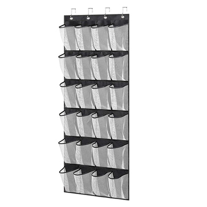 A Multifunctional door shoe storage hanging bag Household wall-mounted sundries Storage pocket Storage bag Hanging shoes