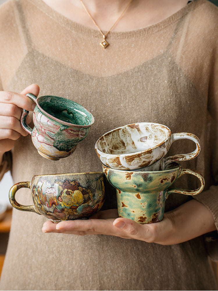 A ceramic cup