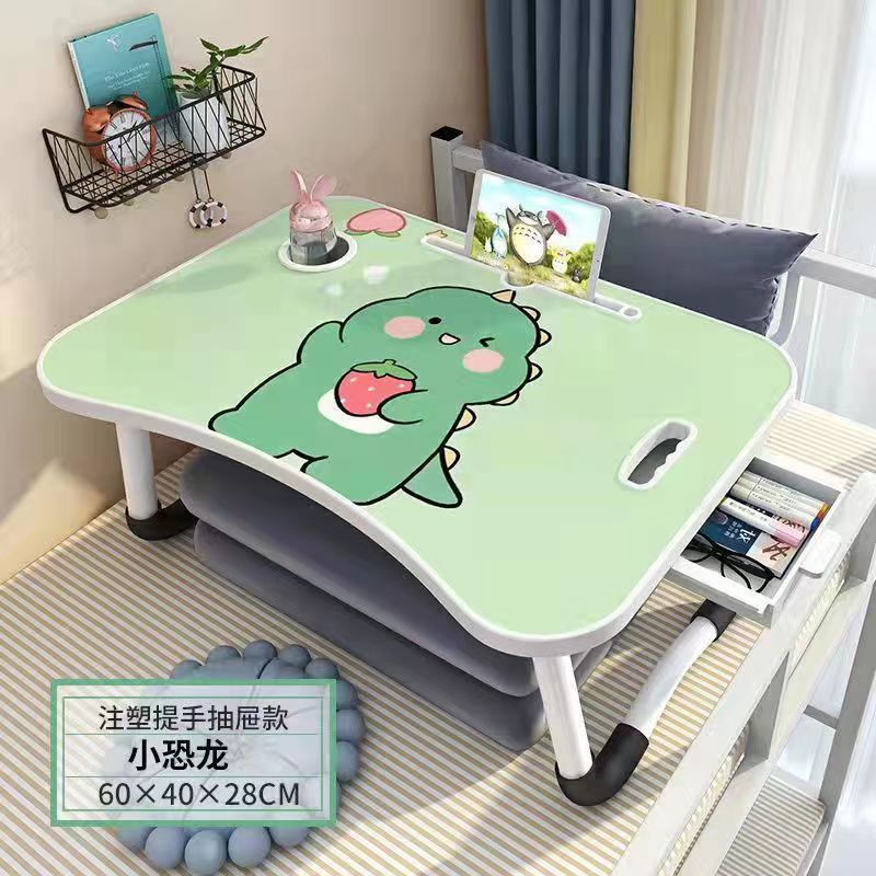 A: Removable bed table dormitory folding desk free computer desk office furniture