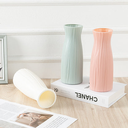 A plastic vase ornament