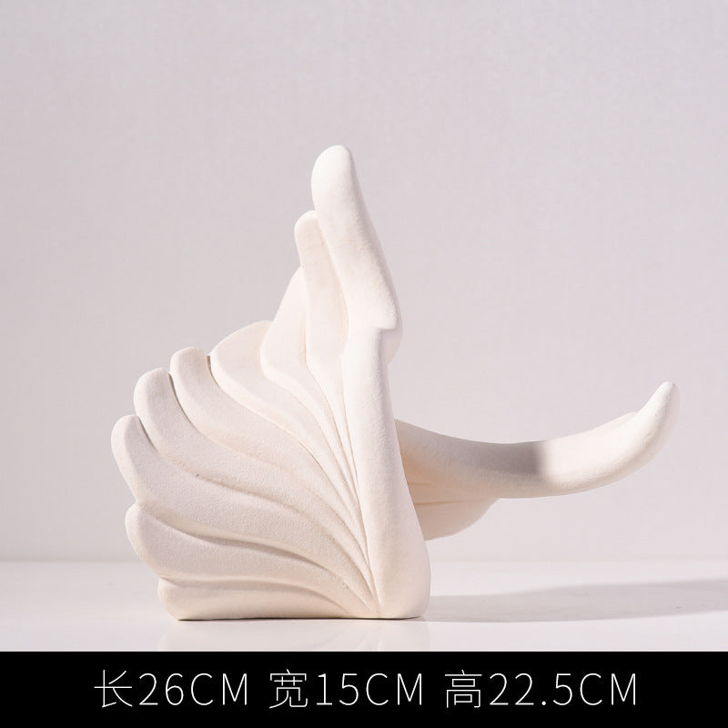 A ceramic ornament